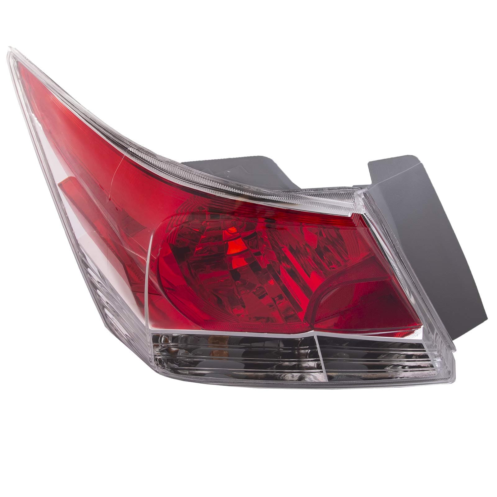 HEADLIGHTSDEPOT Tail Light Compatible With Honda Accord 2008-2012 4 Door Sedan Includes Left Driver Side Tail Light
