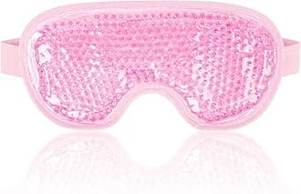 – Cooling Eye Mask for Puffy Eyes, Reusable Hot Cold Therapy Gel Cold Eye Mask for Migraine, Headache, Dark Circles, Dry Swollen Eyes, Sinus Pain-Light Pink