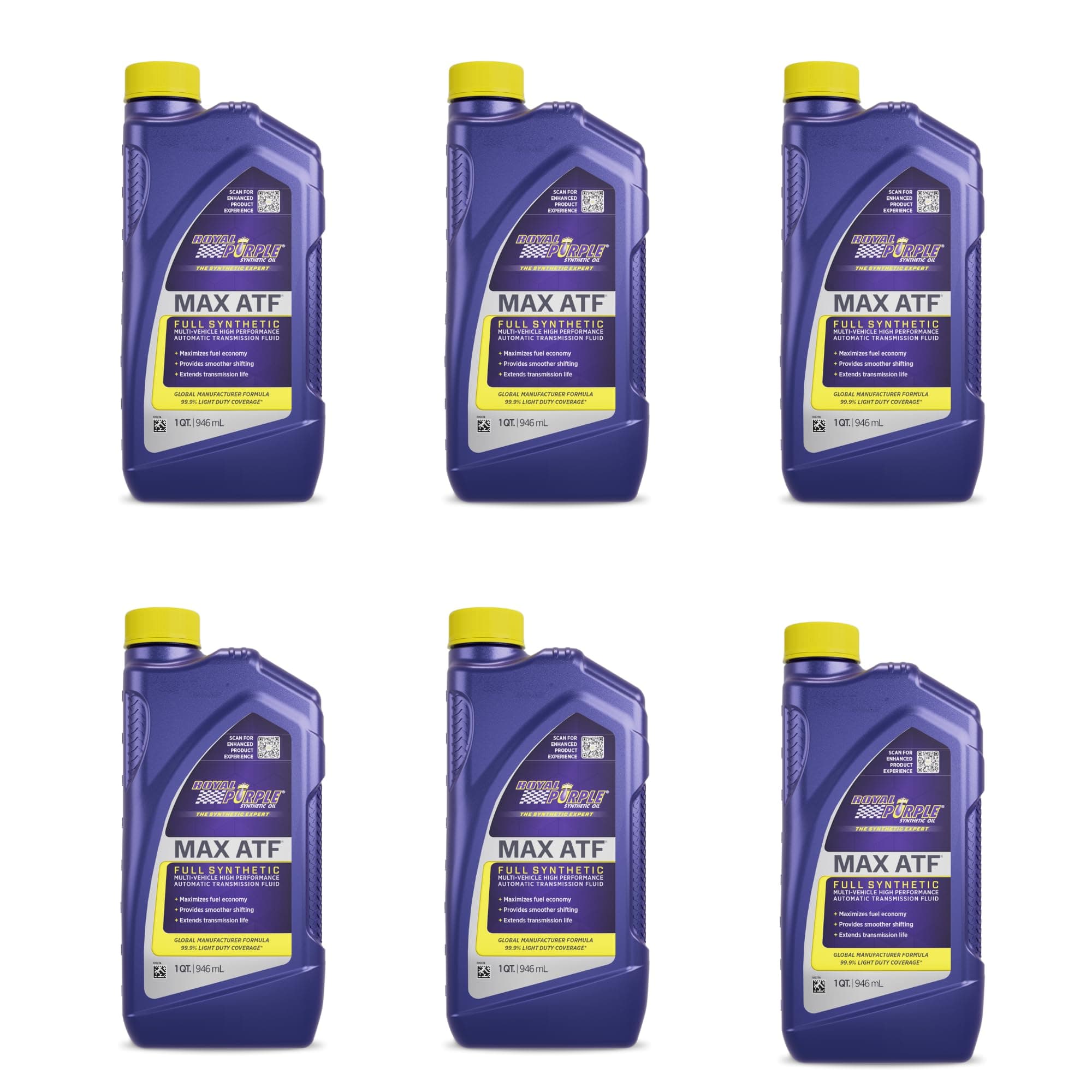 Royal Purple 06320-6PK Max ATF High Performance Synthetic Automatic Transmission Fluid - 1 qt. (Case of 6)