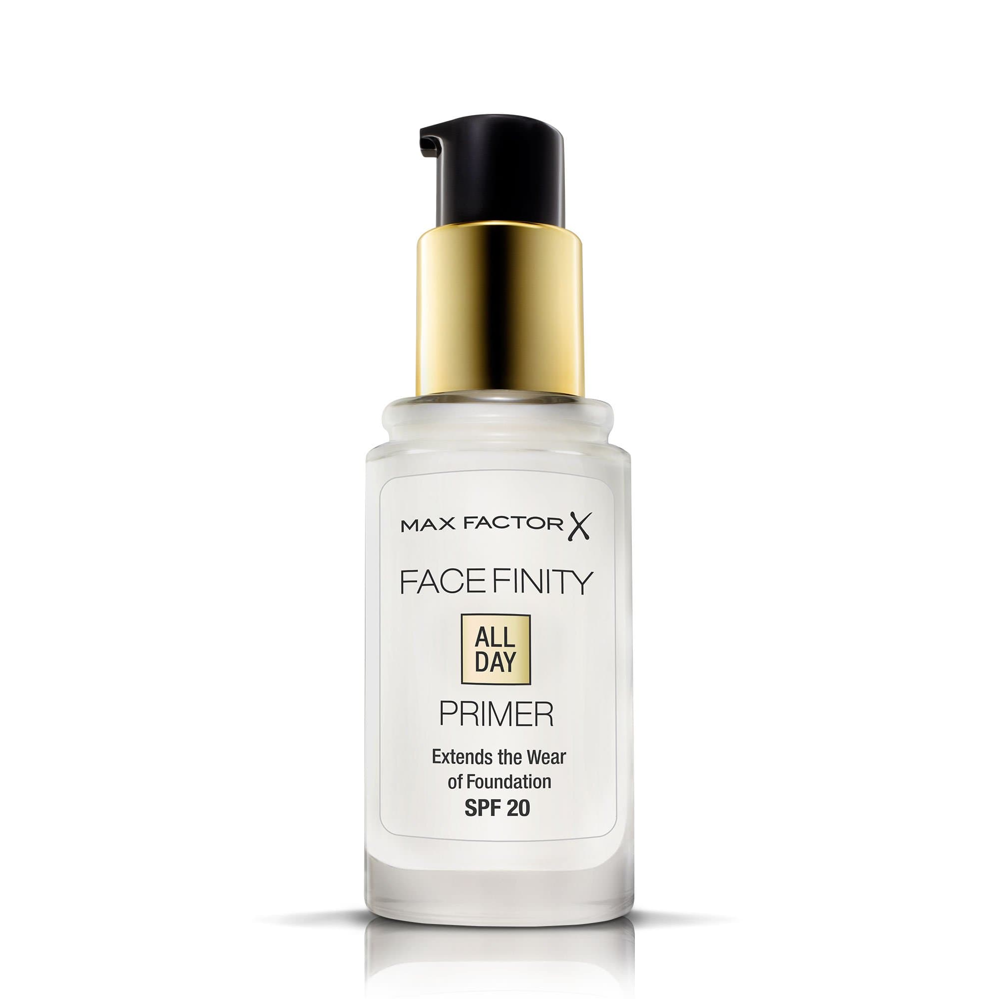 Max Factor Facefinity All Day Primer with SPF20, Transparent, 30ml