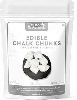 AEJESOP Natural Edible Clay Chunks, 3.5oz (100g)