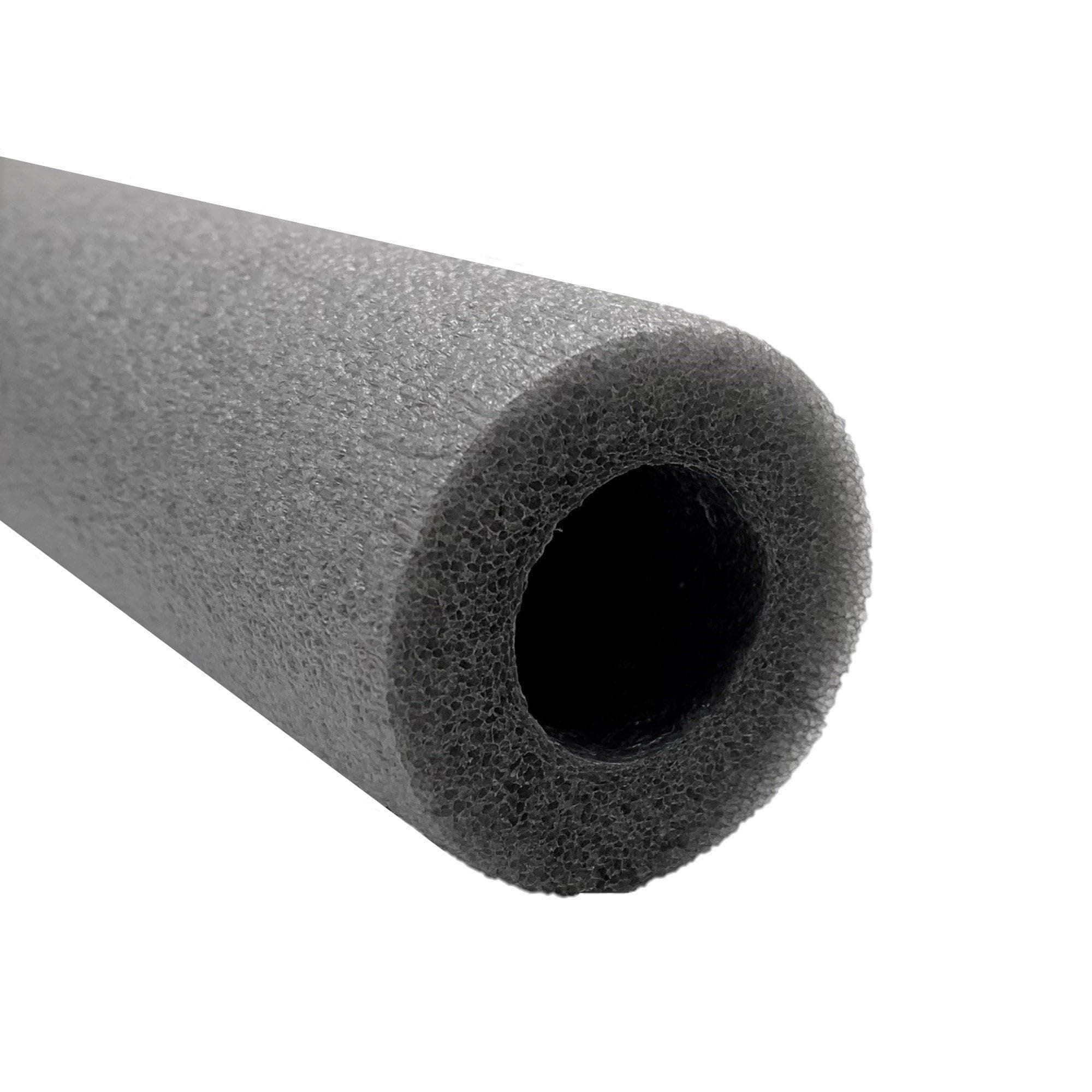 15X91M Pipe Insulation - Foam Pipe Lagging - 15mm x 9mm - 1m Length, Grey
