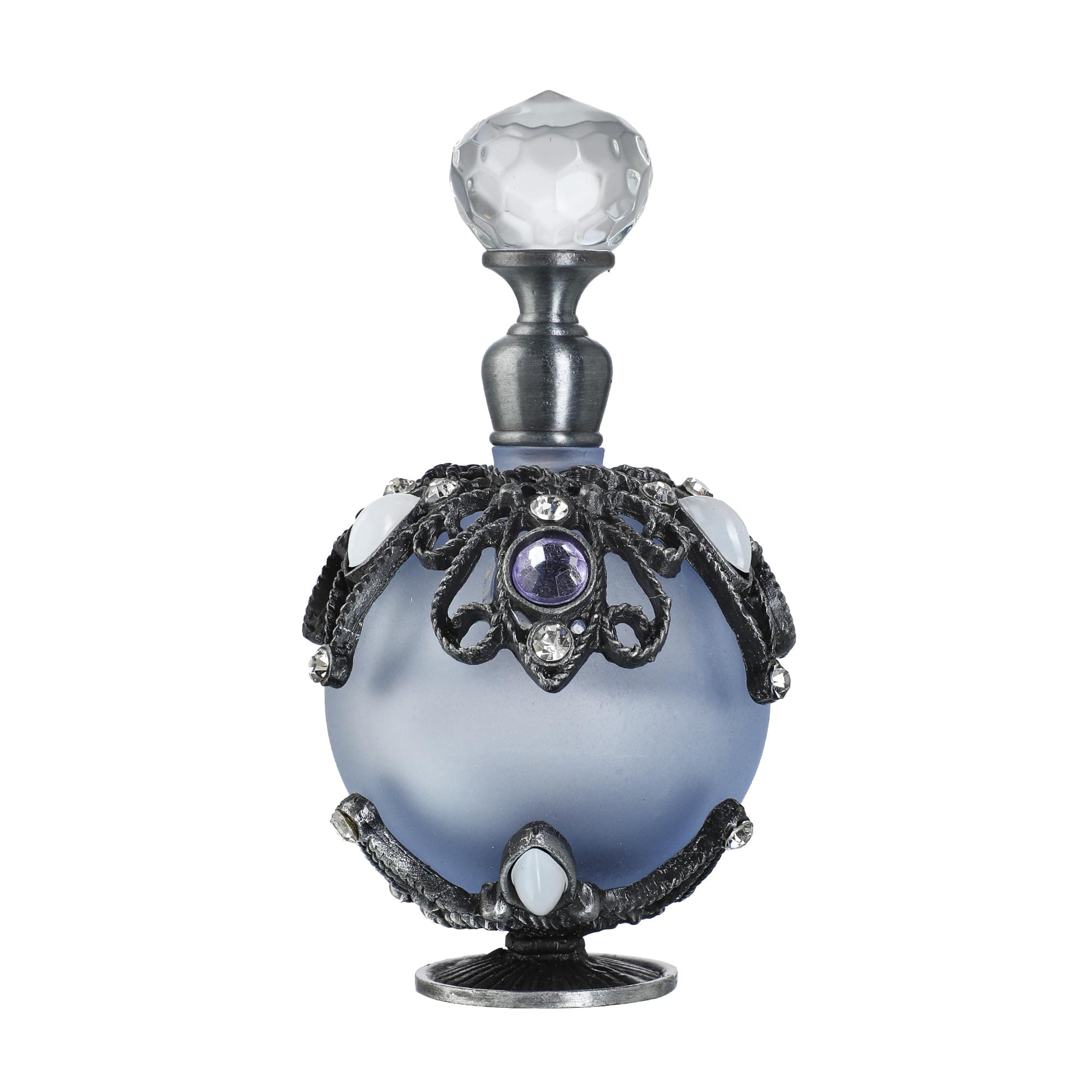 YU FENG Restoring Ancient Ways Hollow-out Rattan Flower Perfume Bottles Empty Refillable (Purple)