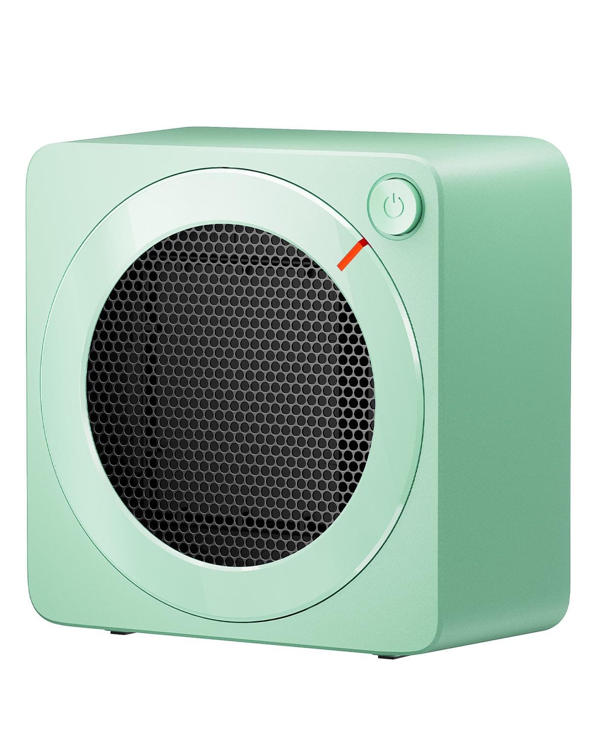 Gaiatop Mini Space Heater, Lightweight PTC Ceramic Fast Heating 500W Energy Efficient for Indoor Use, Overheating & 45° Tip-Over Protection, Portable Desk Electric Heaters for Office Home Green