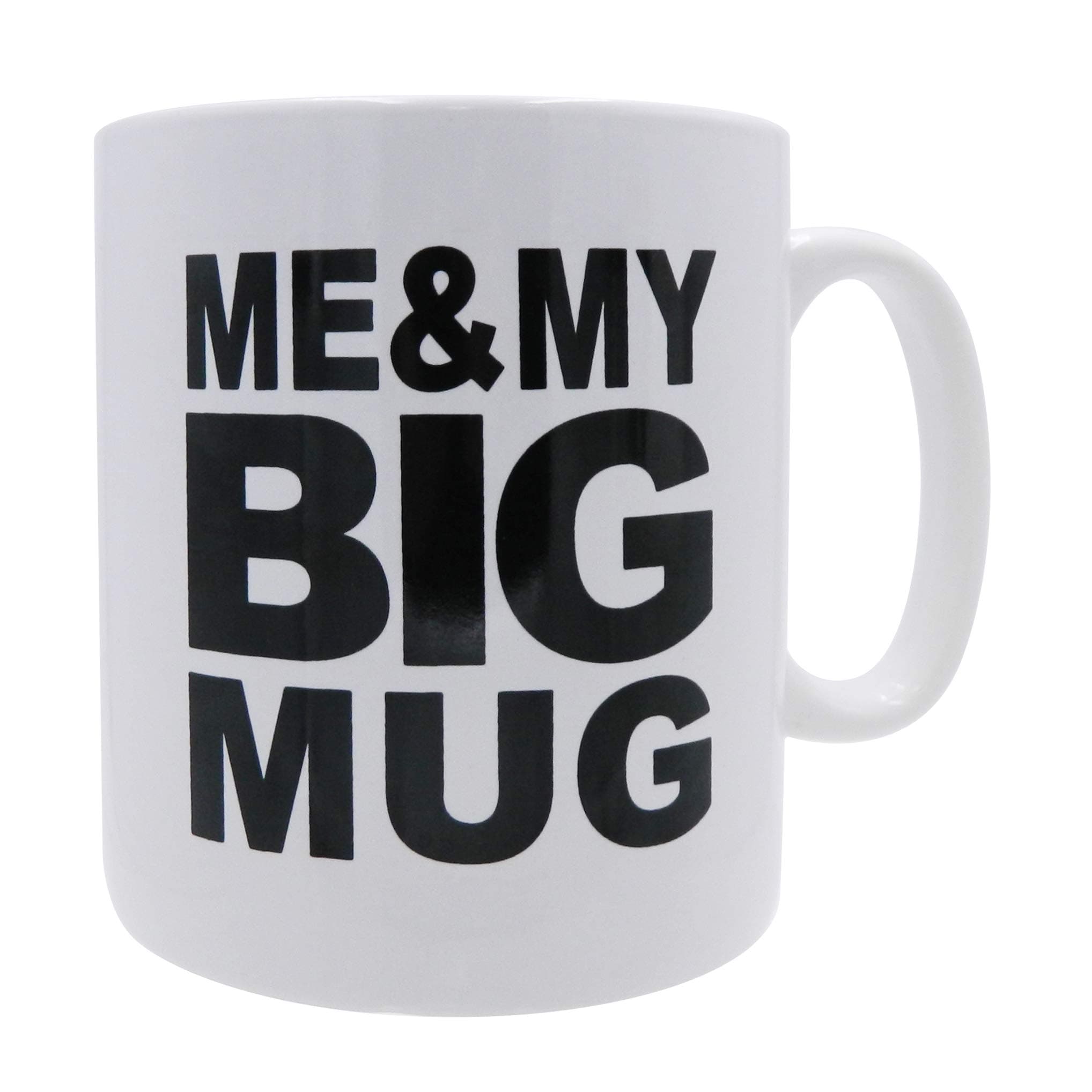 Rockin Mug BIG Coffee Mug oversize Huge 28 ounces Mega Size Cup, Extra Large for Big drinks, Office desk decor novelty Gift Coffee Lovers XL Coffee Mug, Secret Santa (ME & MY BIG MUG)