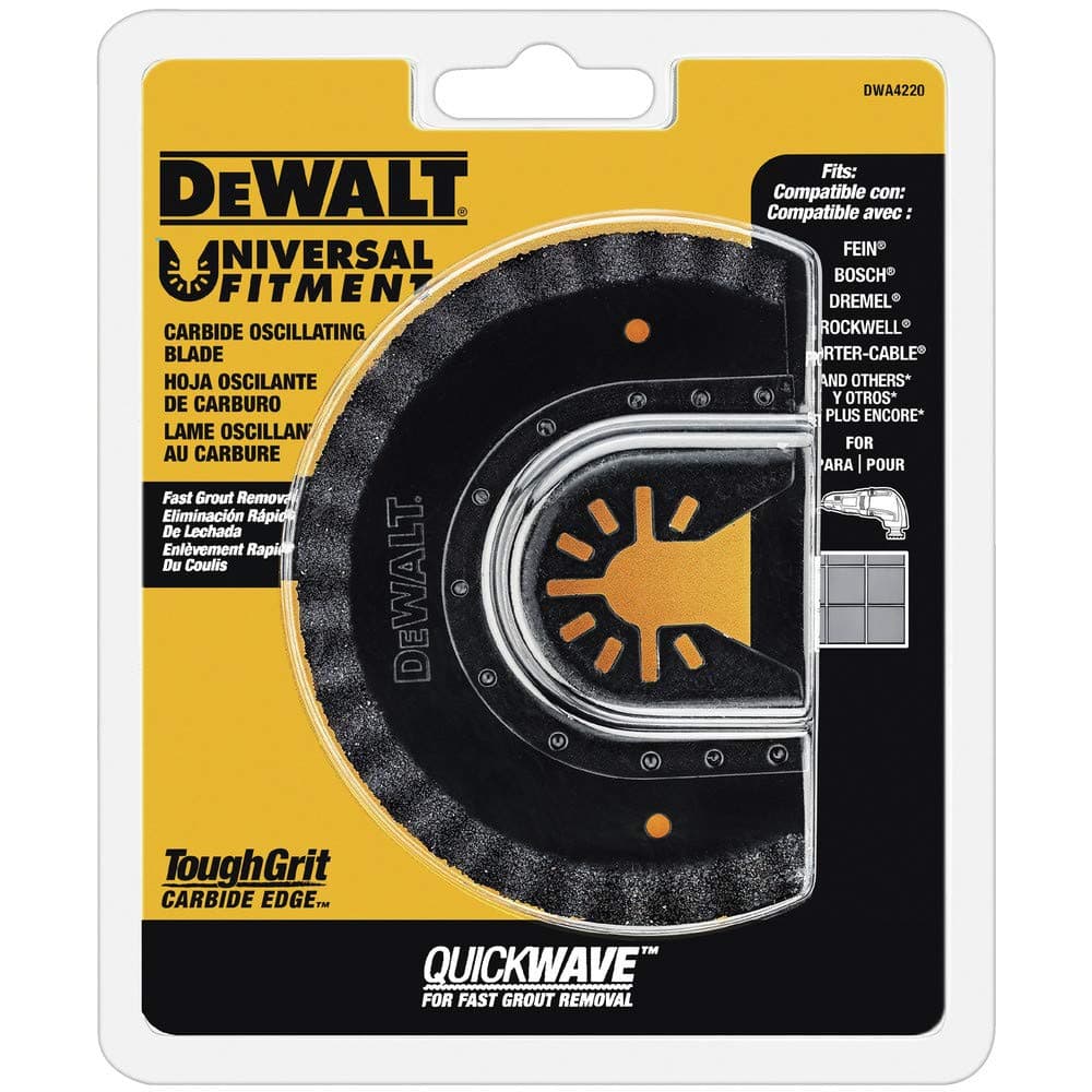 Dwa4220 Oscillating Fastcut Carbide Grout Removal Blade
