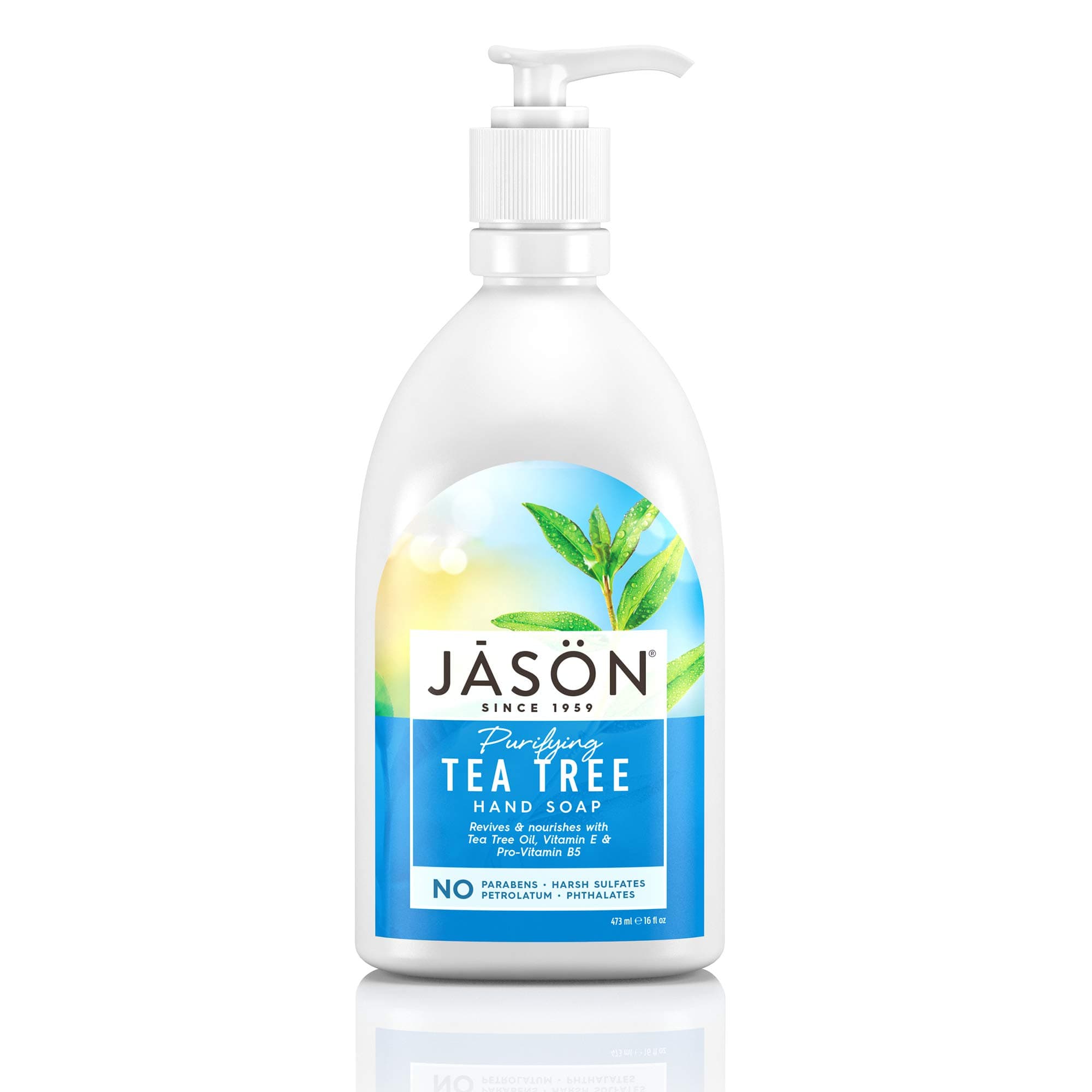 Jason Natural Products Tea Tree Liquid Satin Soap 473 ml