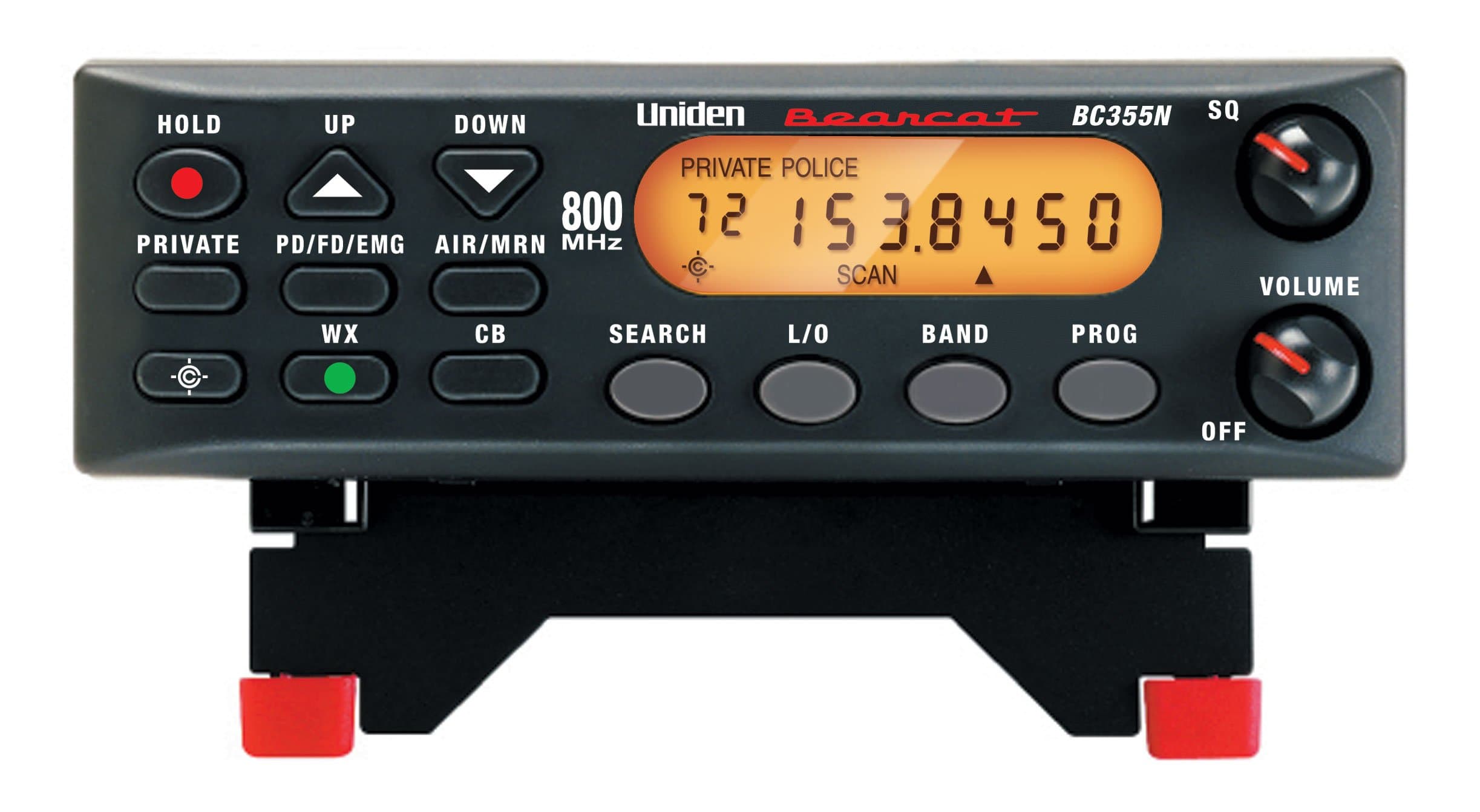 800 MHz 300-Channel Base Mobile Scanner (BC355N)