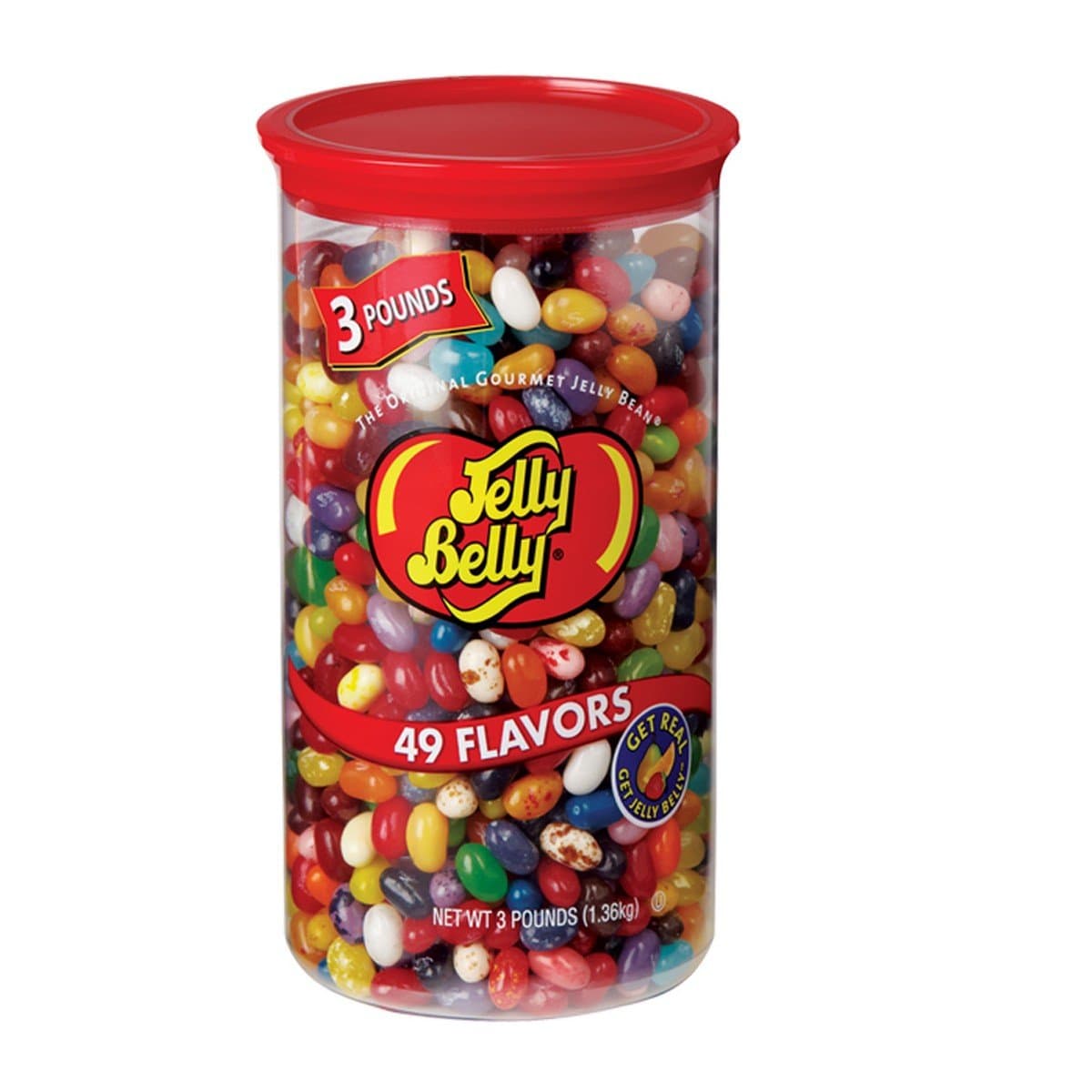 Jelly Beans, Assorted Flavors, 3 lb Tub