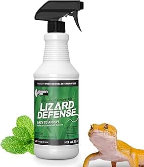 Peppermint Oil Defense Spray for Lizards & Bugs - 32 Fl Oz, Peppermint Scent Oil - Exterminator Spray Formula for Home & Garden - Indoor & Outdoor Use