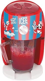 Genuine ICEE Brand Counter-Top Sized ICEE at Home Shaved Ice Slushie Maker, Classic Red
