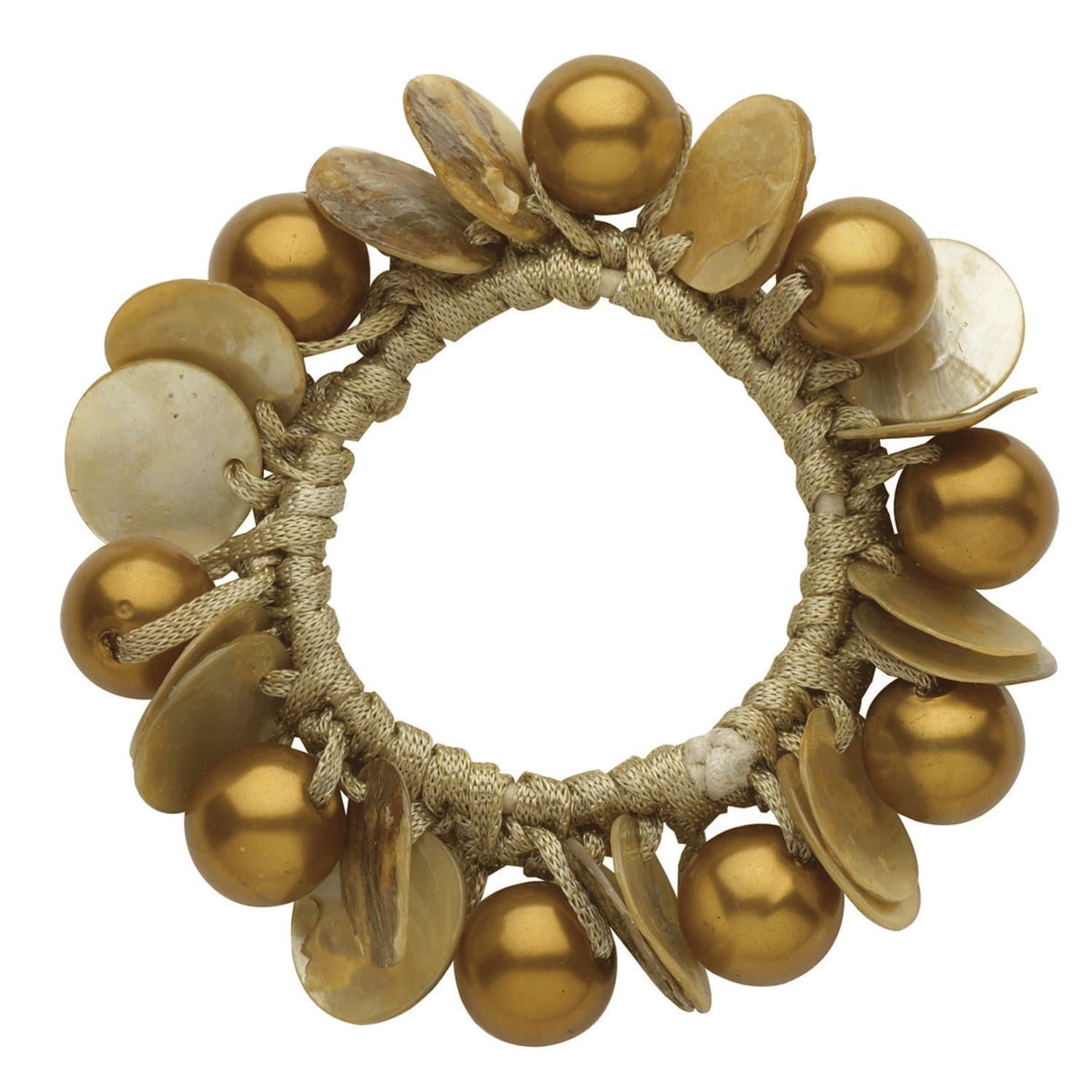 Topaz Pearl Shell Pony Bracelet