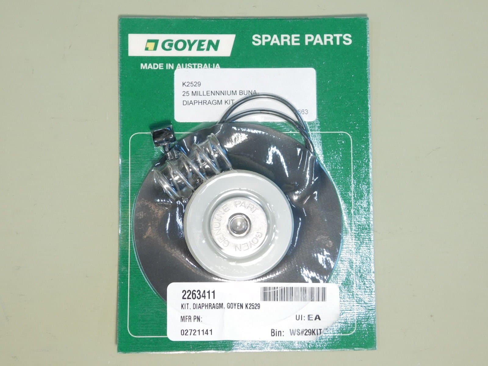 Geniune Goyen Diaphragm Kit K2529