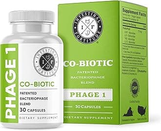 Intestinal Fortitude Phage 1 - Ultimate Gut Health Supplement, Total Restore Intestinal Defense, Patented Bacteriophage Blend for Gut Support, Digestive & Immune System Health, Destroy Bad Bacteria