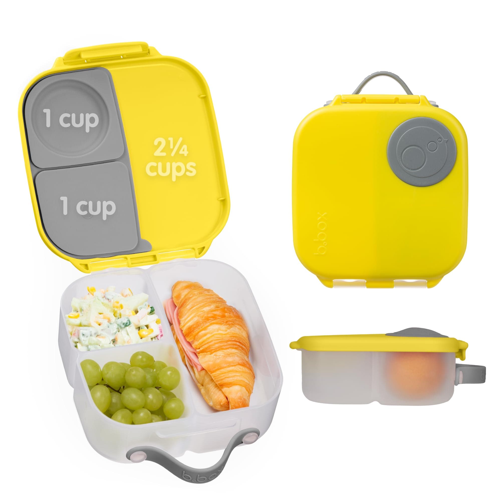 Mini Lunchbox-Lemon Sherbet Yellow Grey(663) (RXZER23)