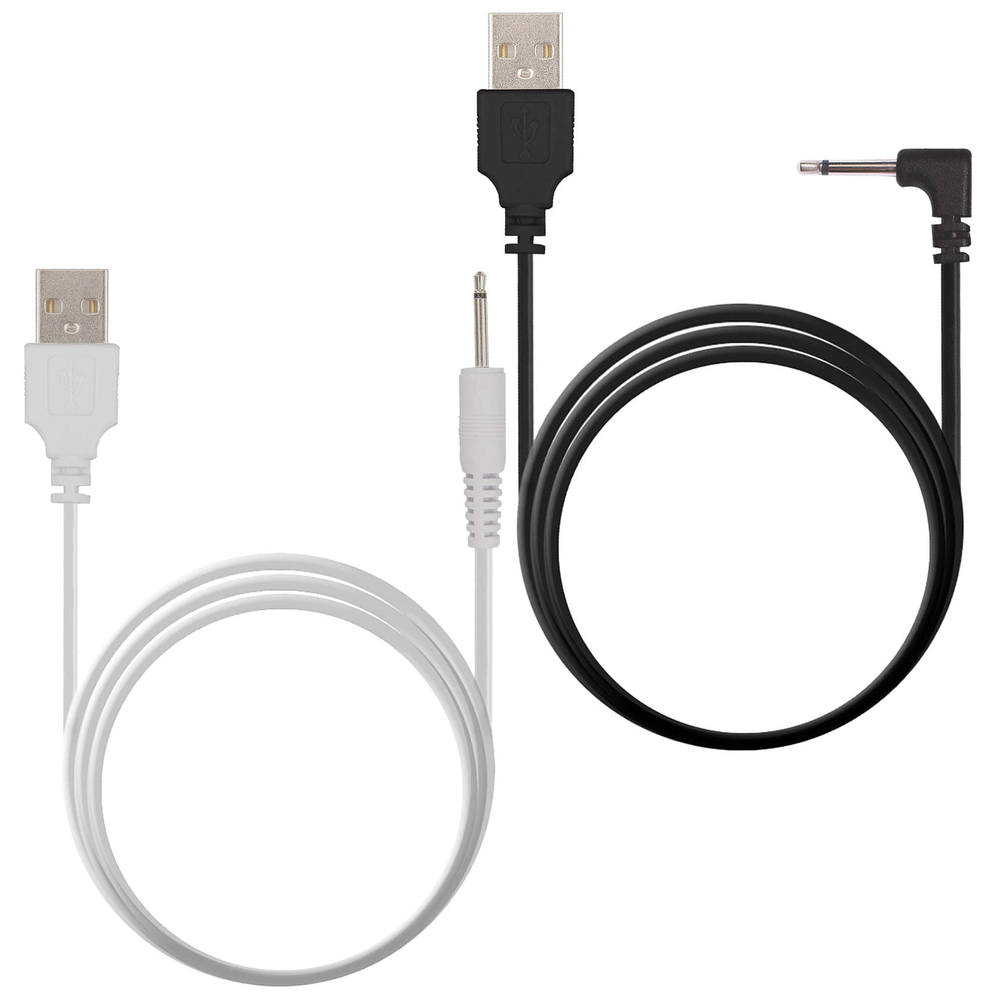 FENERGY SHOP Replacement Charging Cable Set | USB Charger Cords for Wireless Massagers - 2.5mm - Fast Charging