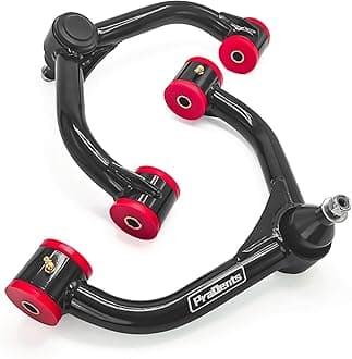 2-4” Lift Front Upper Control Arms for 2011-2019 Chevy Silverado/GMC Sierra 2500HD/3500HD 4WD, Heavy-Duty Tubular Design with Ball Joints