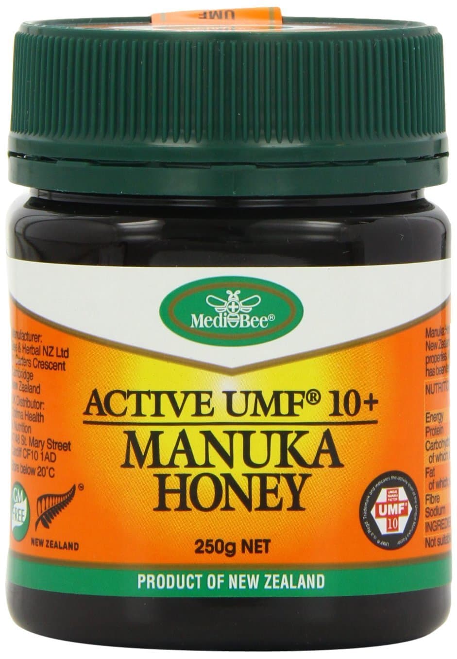 (10 PACK) - Medi-bee - Active UMF 10+ Manuka Honey | 250g | 10 PACK BUNDLE