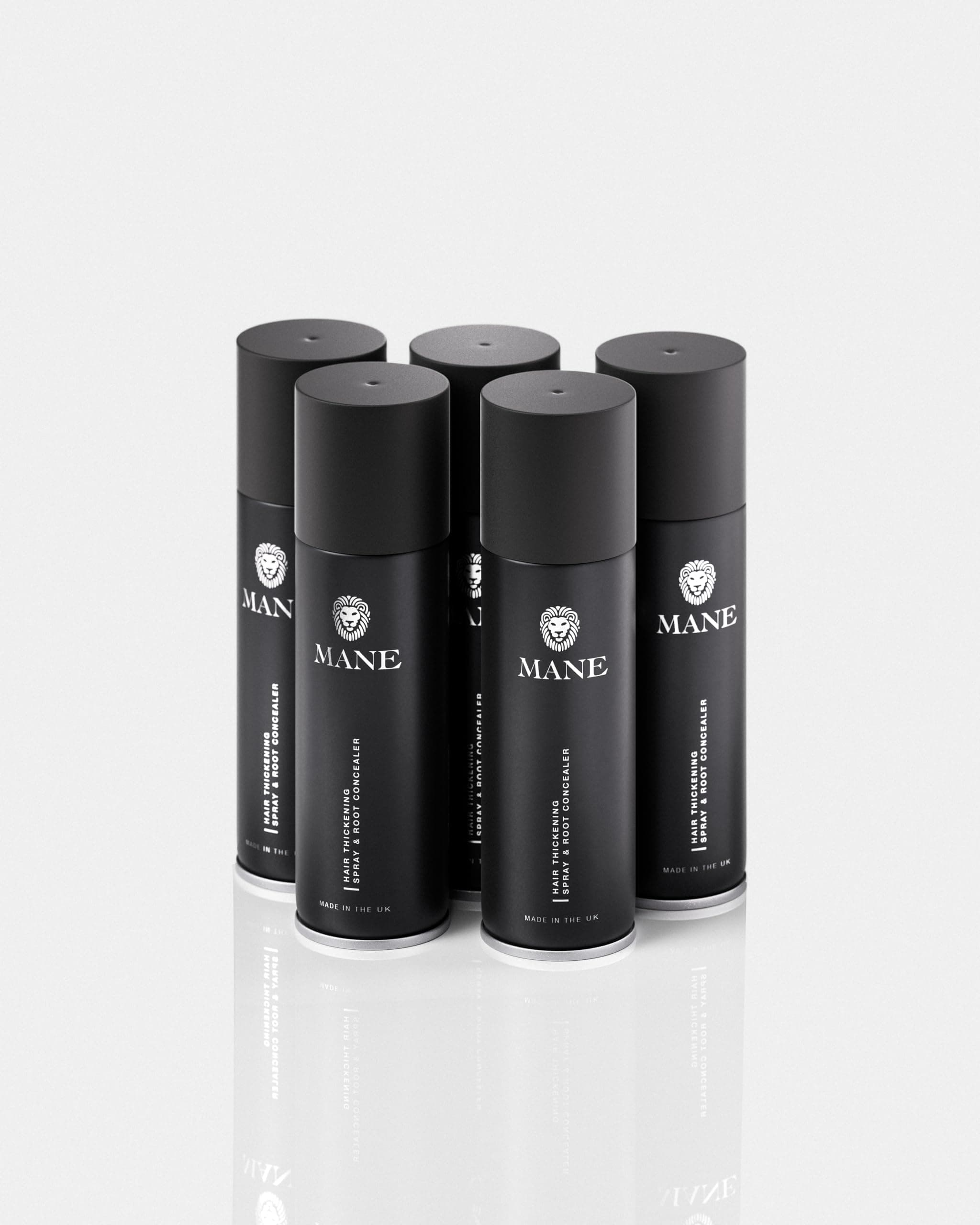 MANE Hair Thickener 6.76 fl oz - 5 pack (Black)