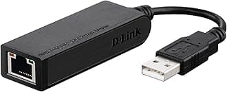 D-Link USB Ethernet Adapter, High Speed Network PC Desktop USB 2.0 Fast (DUB-E100)