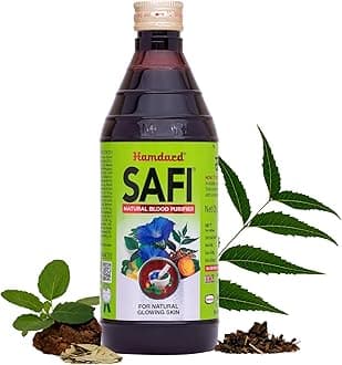 Safi Blood Purifier Syrup for Healthy & Glowing Skin | 100% Pure | Clear Stomach | Helps to improving Liver Function | 500ml | Pack of 1