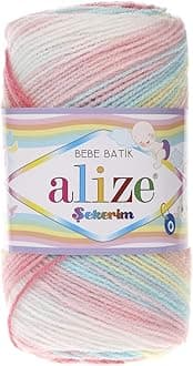 Alize Bebe Batik Sekerim 100grm DK Shade 3045