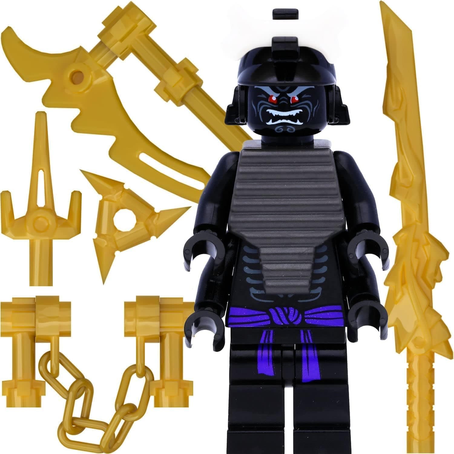 LEGONinjago Lord Garmadon Weapons - Gold