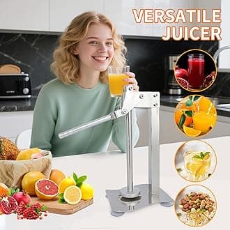 Manual desktop lemon squeezer fruit extractor nut grinder for fruit or nuts