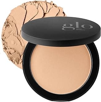 Glo Skin Beauty Pressed Base Powder Foundation Makeup - Flawless Coverage for a Radiant Natural, Second-Skin Finish (Honey Fair)