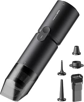 Handheld Vacuum Cleaner Cordless, Desk Vacuum Cleaner Compressed Electric Air Duster 15000Pa Suction, 4-in-1 Portable Vortex Vacuum Dust Buster Air Blower for Computer, Keyboard