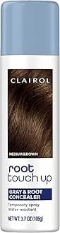 Root Touch-Up by Nice'n Easy Temporary Hair Coloring Spray, Medium Brown Hair Color, Pack of 1