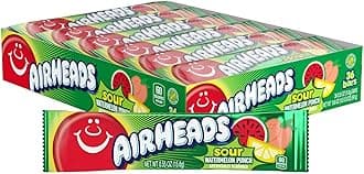 SOUR Candy Bars, Sour Watermelon Punch Flavored, Bulk, Concessions, Parties, Pack of 36 Bars