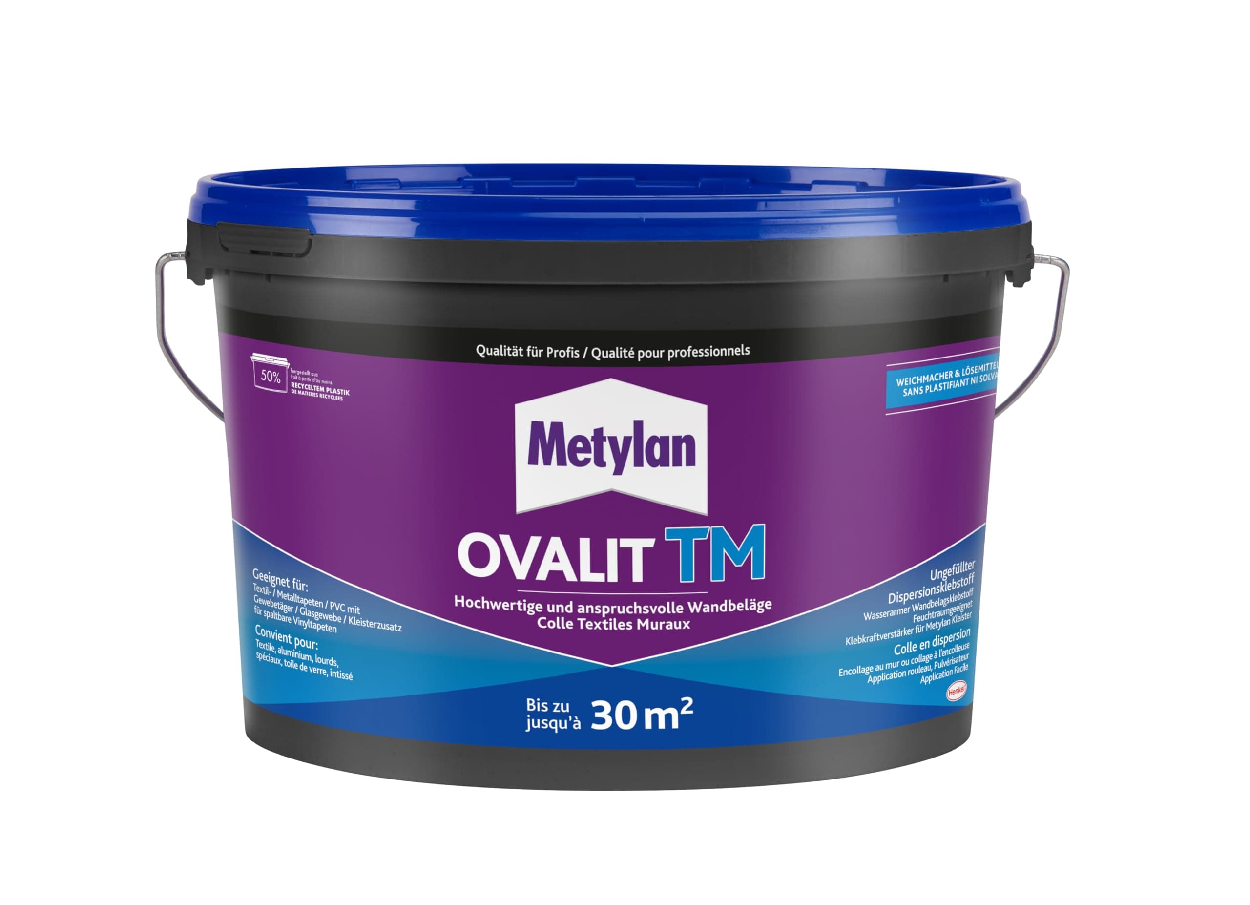 Metylan Ovalit TM Wall Covering Adhesives/Paste Additive, White, 5 kg
