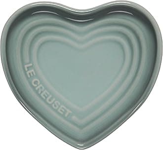 LE CREUSETStoneware Heart Shaped Spoon Rest, 5", Sea Salt