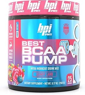 BPI SportsBest BCAA Pump - BCAA Powder Intra Workout Sports Drink with Branched Chain Amino Acids for Hydration & Recovery, for Men & Women - Candy Land - 25 Servings
