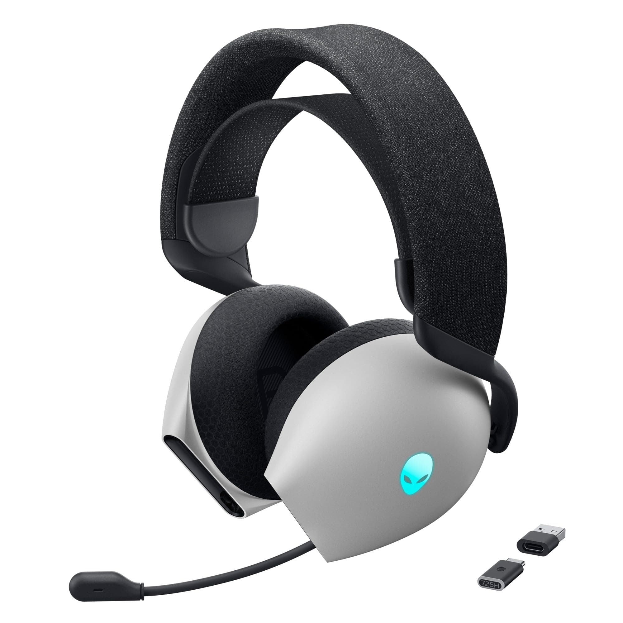 Dell Tri-Mode Wireless Gaming Headset AW725H - Lunar Light