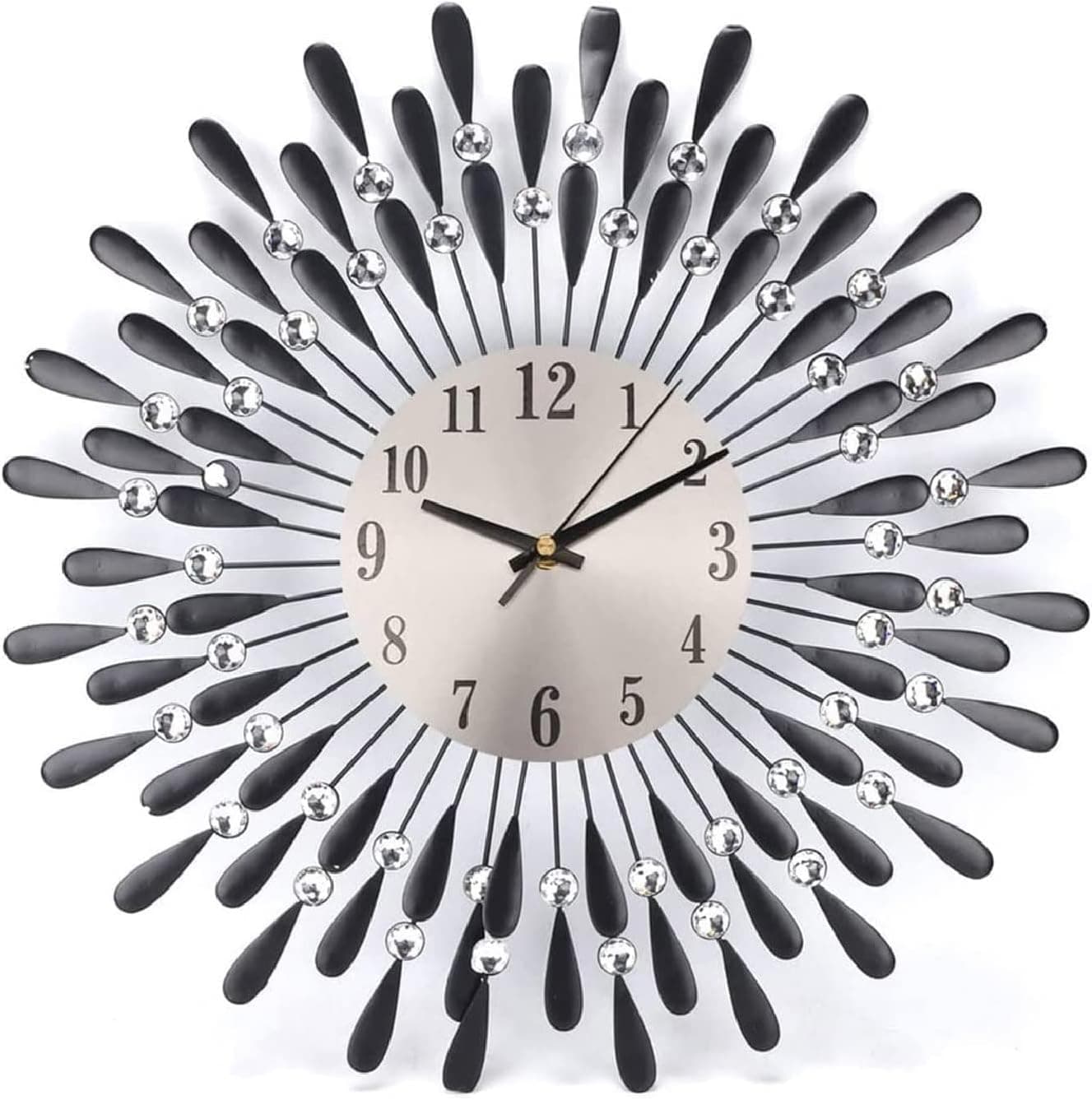38cm/15inch Diamond Jeweled Wall Clock
