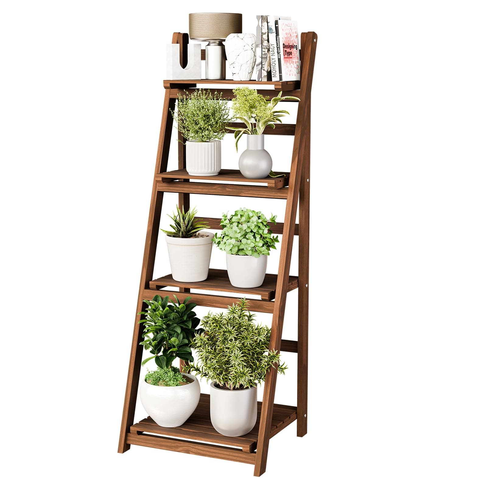 Idzo FCPN Brown Ladder Shelf