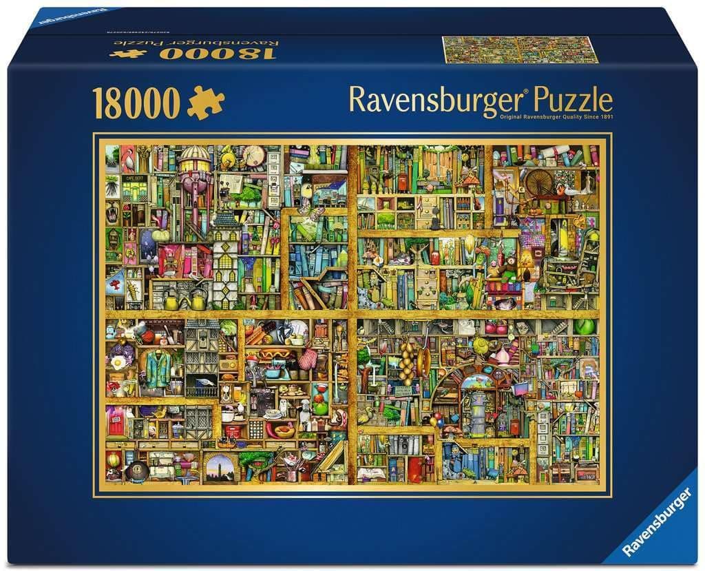 Colin Thompson - Bookshelf 18,000pc Jigsaw Puzzle, Multi-Colour