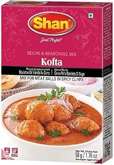 Kofta Seasoning Mix (50g), Spice Packets for Meat Balls in Spicy Curry