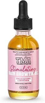 Hair Oil for All Hair Types, Infused with Rosemary Oil, Castor Oil & Black Seed Oil - Stimulating Hair Growth, Seals in Moisture, Soothes Irritated Scalp. Mini, 2oz