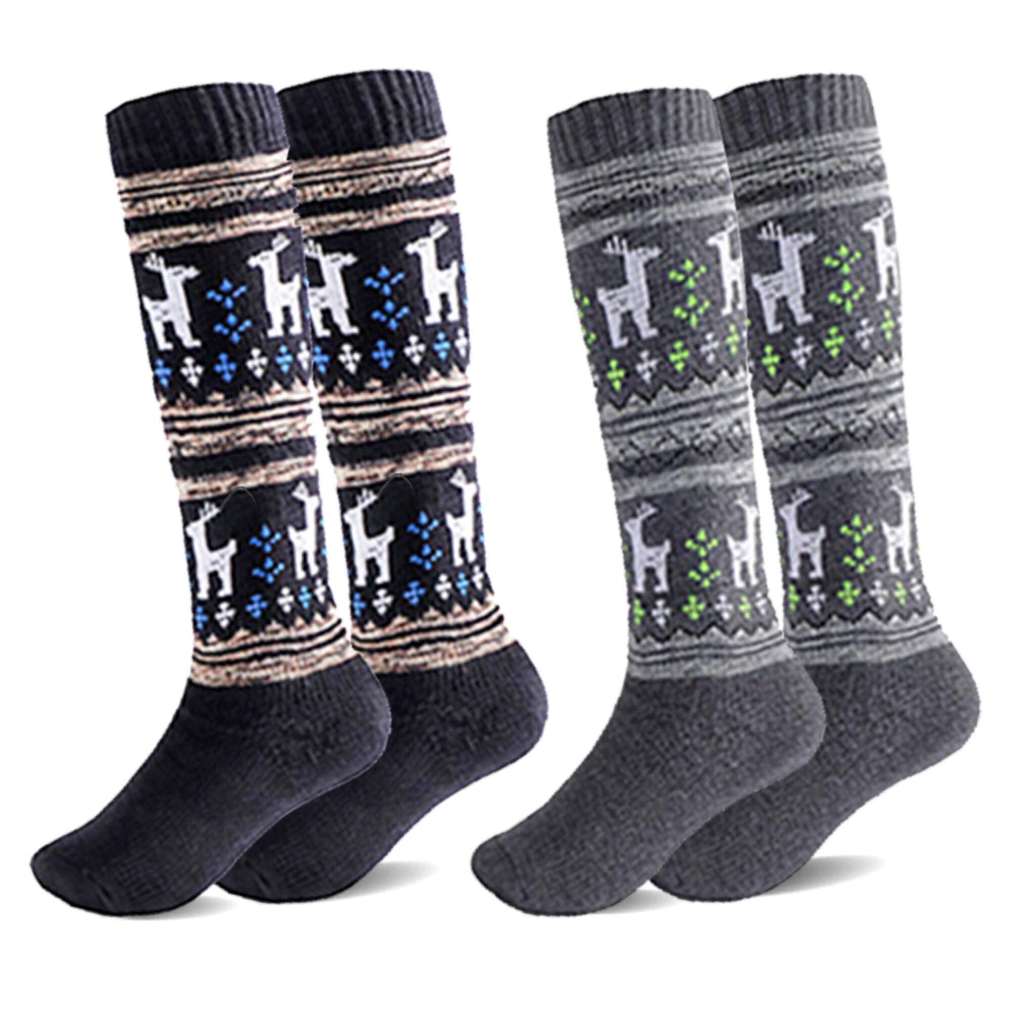 KALAKIDS Ski Socks Kids 1 Pack / 3 Pack Winter Warm Snowboard Thermal Socks For Boys Girls Toddlers