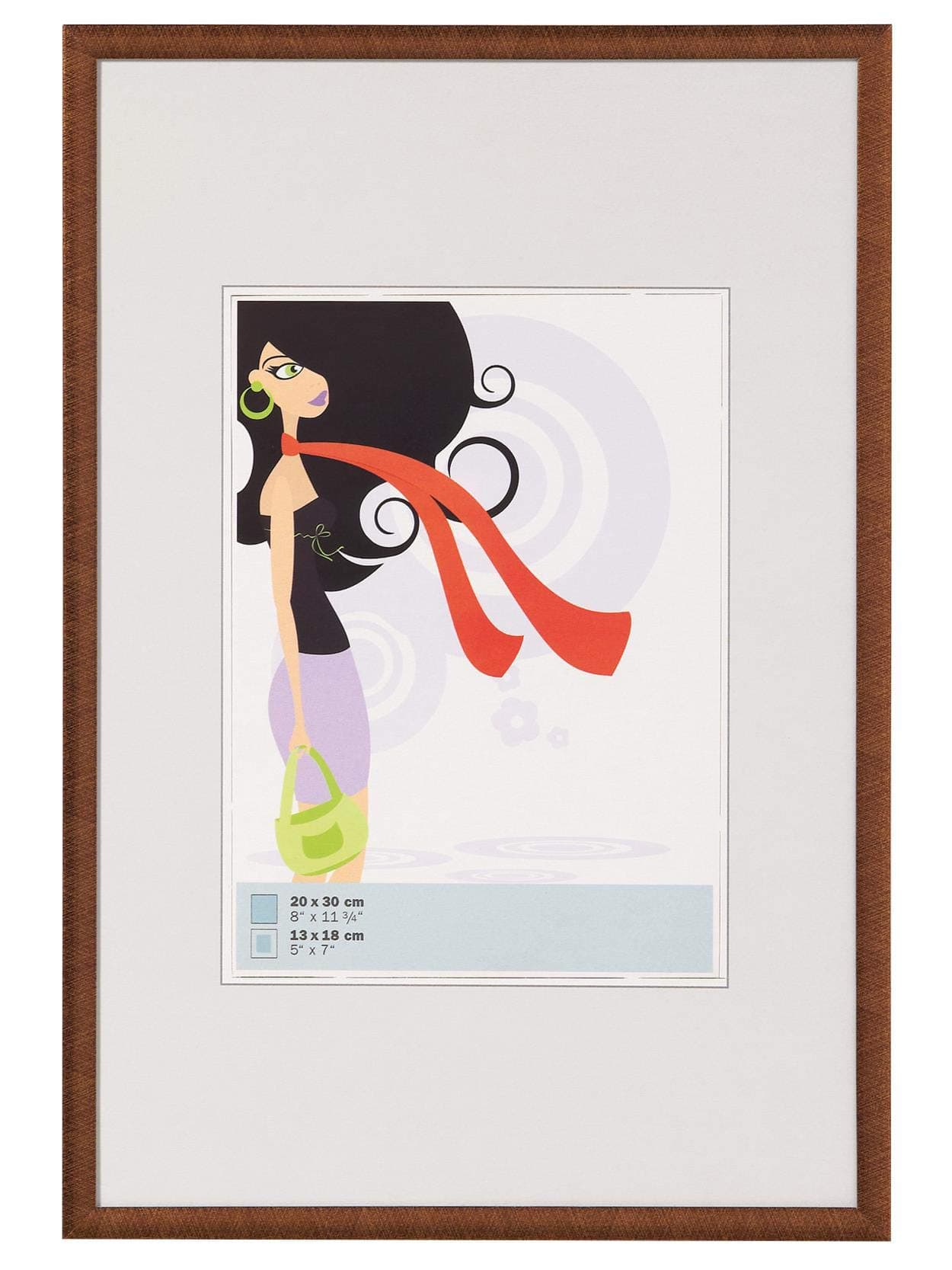 walther Design Picture Frame bronze 24 x 30 cm New Lifestyle Plastic Frame KV430J