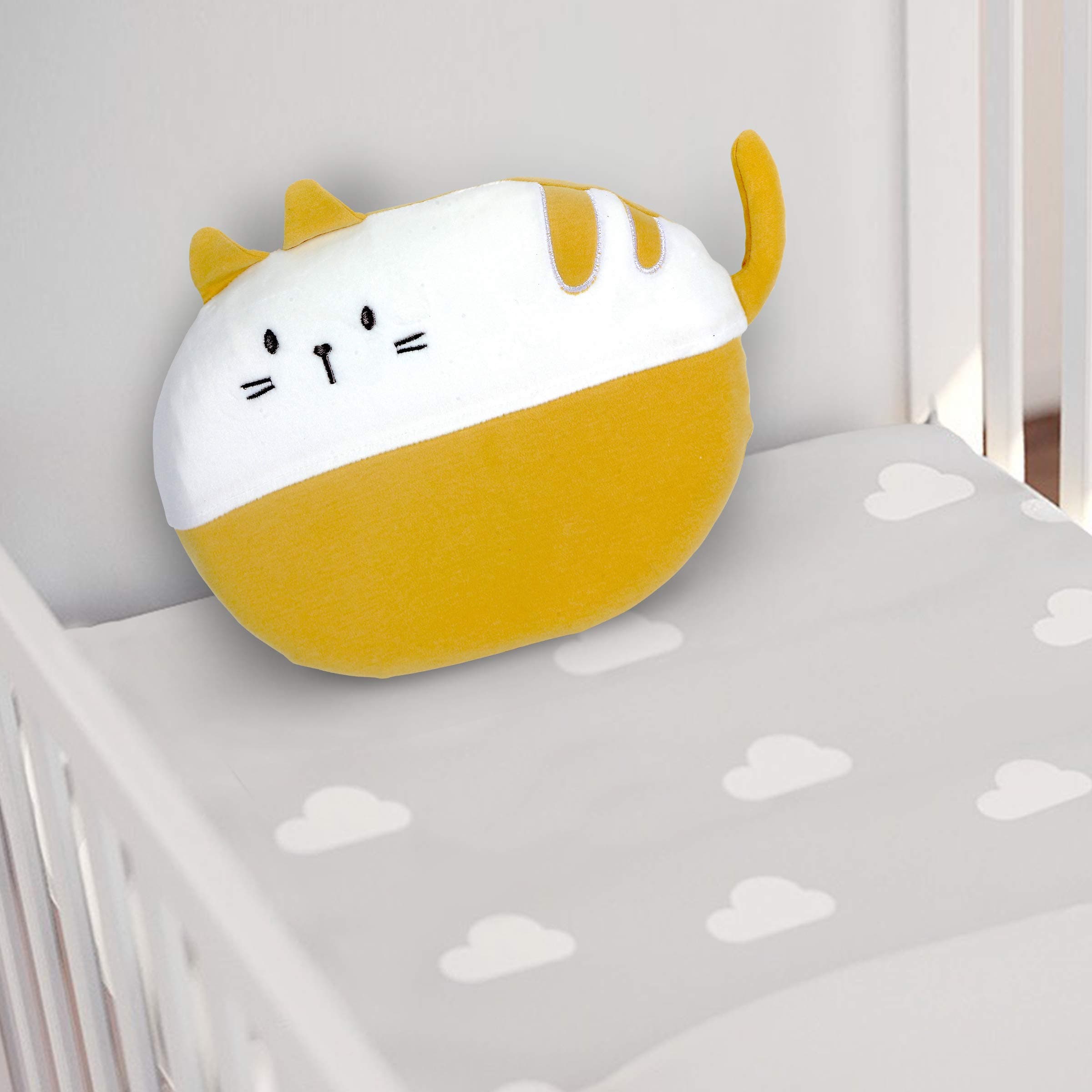 Baby Moo Cat Yellow Memory Pillow