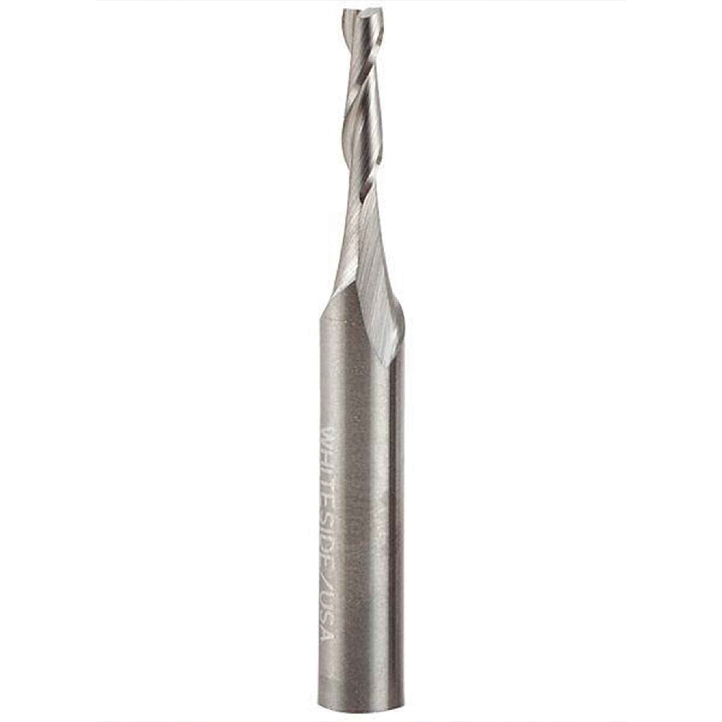 Router Bits RU1800 Standard Spiral Bit with Up Cut Solid Carbide 3/16-Inch Cutting Diameter and 3/4-Inch Cutting Length