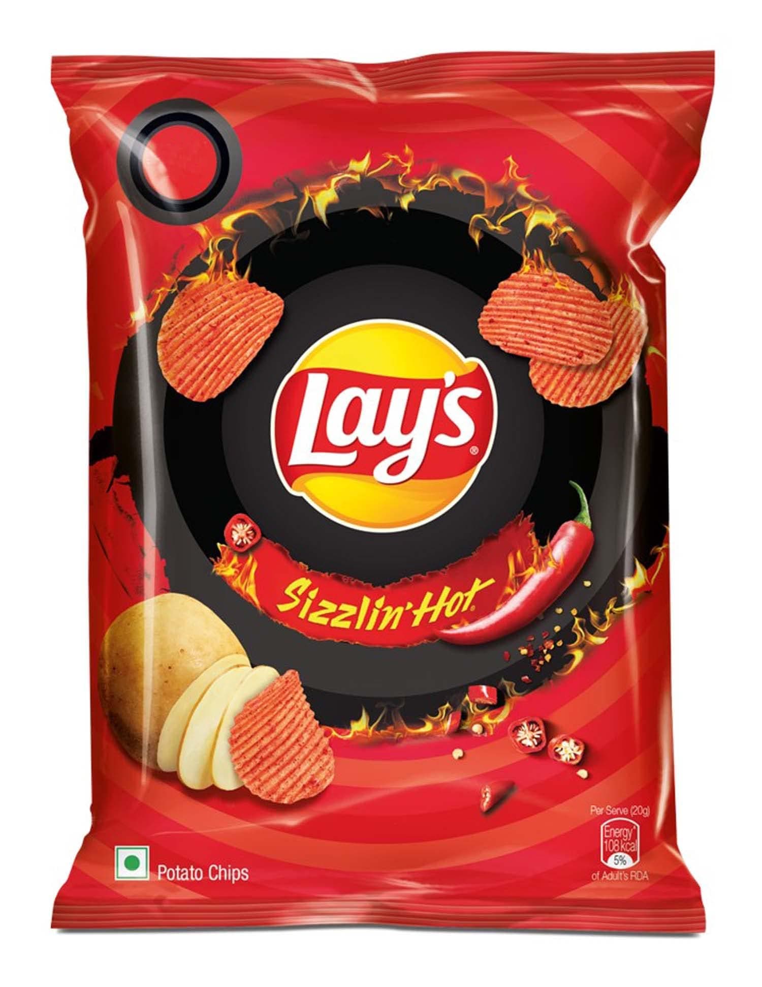 Lays Sizzlin Hot Indian Import 48g