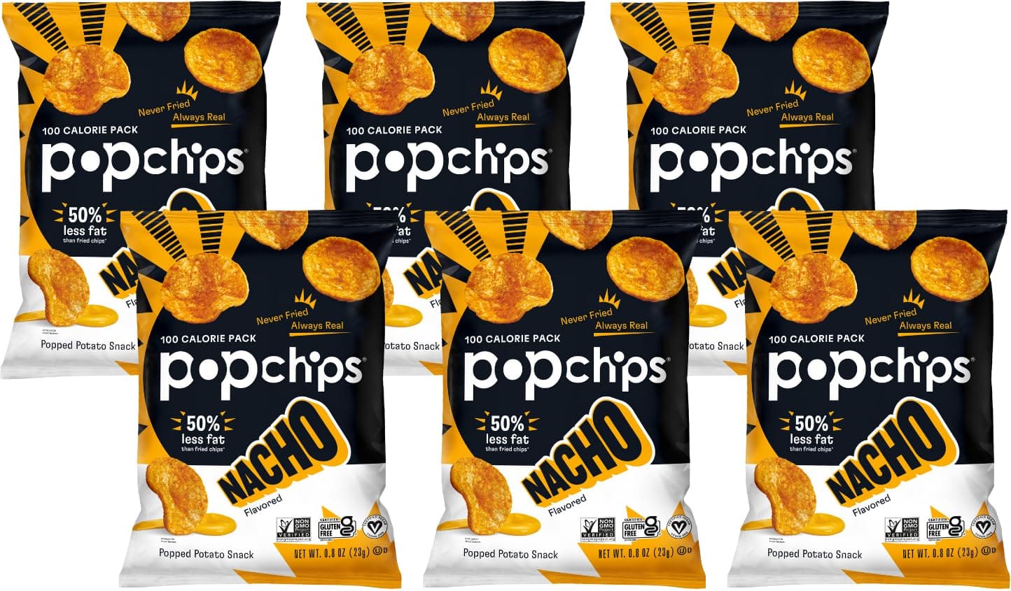Nacho Potato Chips, 0.8 Oz (Pack of 6)