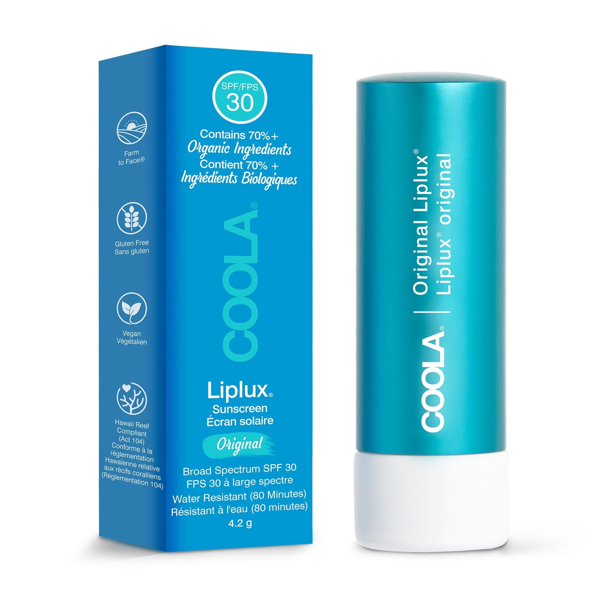 COOLA Liplux Sunscreen SPF 30 Original (4.2 g)