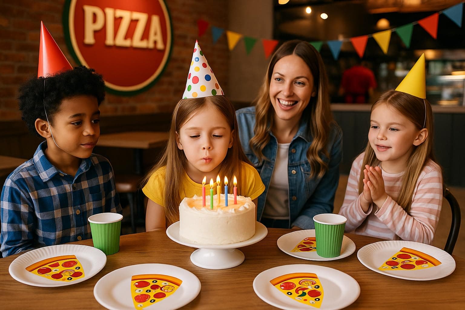 24 Make A Pizza Stickers for Kids - Great for Parties & Family Night - Let Your Kids Get Creative & Design Their Favorite Slice - Fun Craft Project for Children Ages 3+