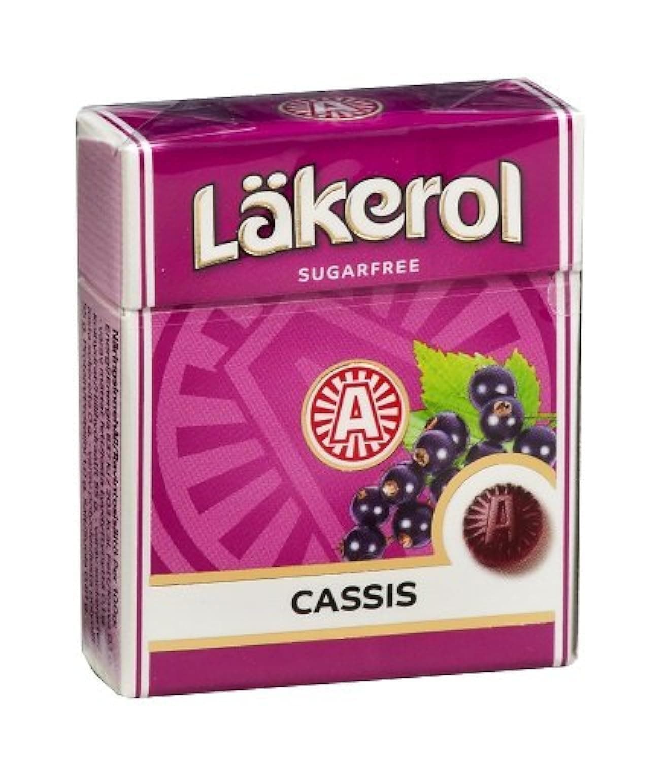 Cassis (black Currant) Sugar Free Pastilles, .8 Ounce (Pack of 24)